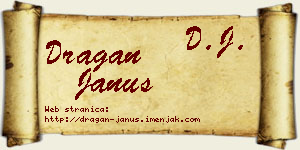 Dragan Janus vizit kartica